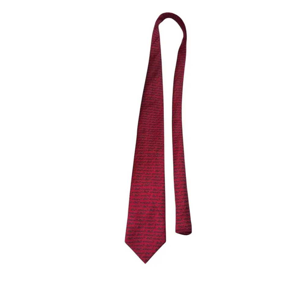 ALYNN NECKWEAR Necktie Hello Handsome Mirror Image Novelty Humor Gift Men's Tie